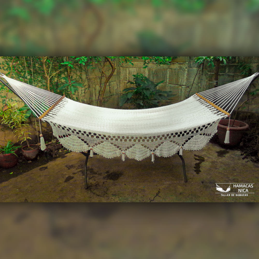 Hamaca Matrimonial Blanco Crudo » Hamacas Nica